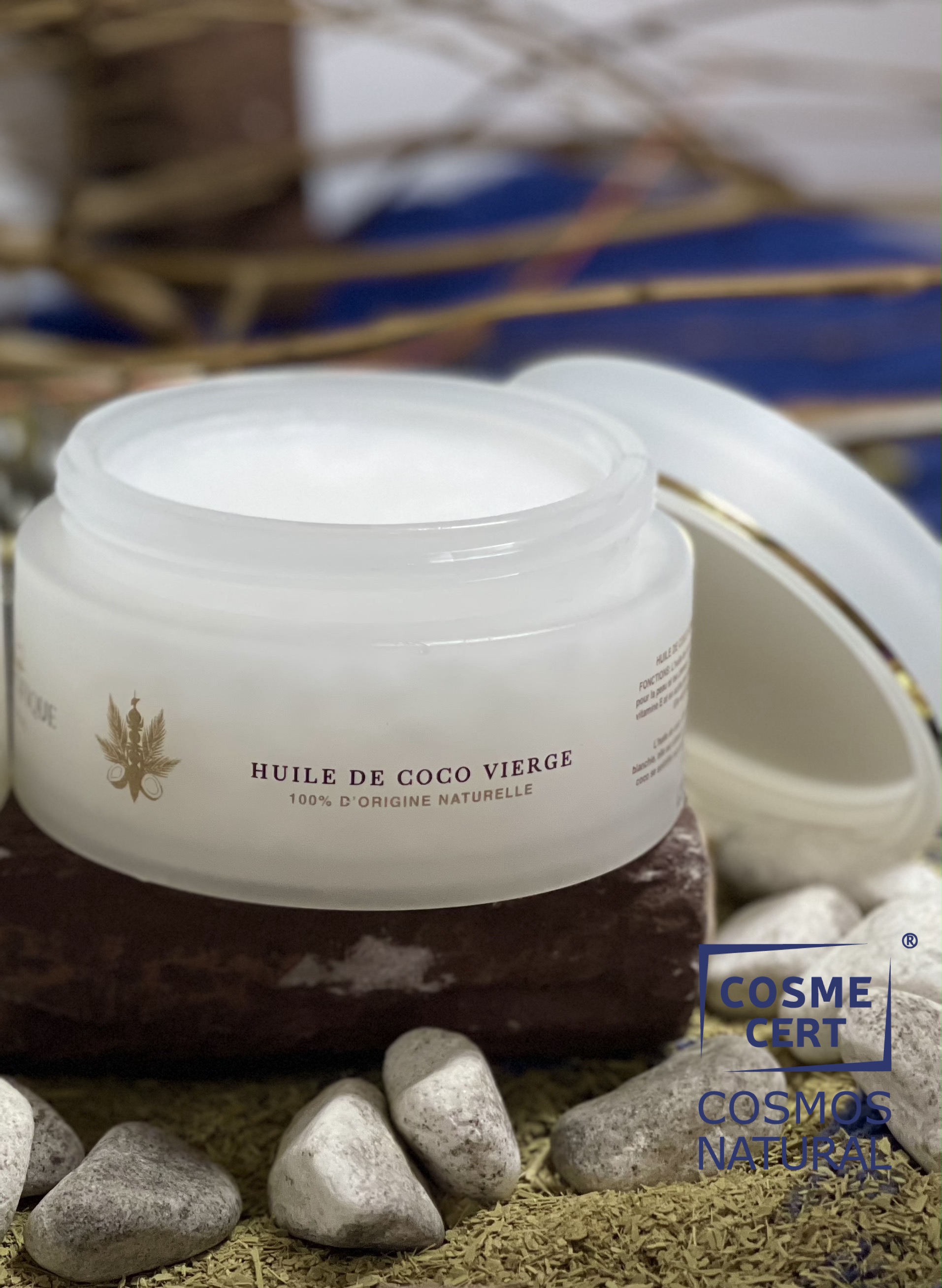 L´HUILE DE COCO VIERGE 100% <br>D´ORIGINE NATURELLE - 250ML</b>