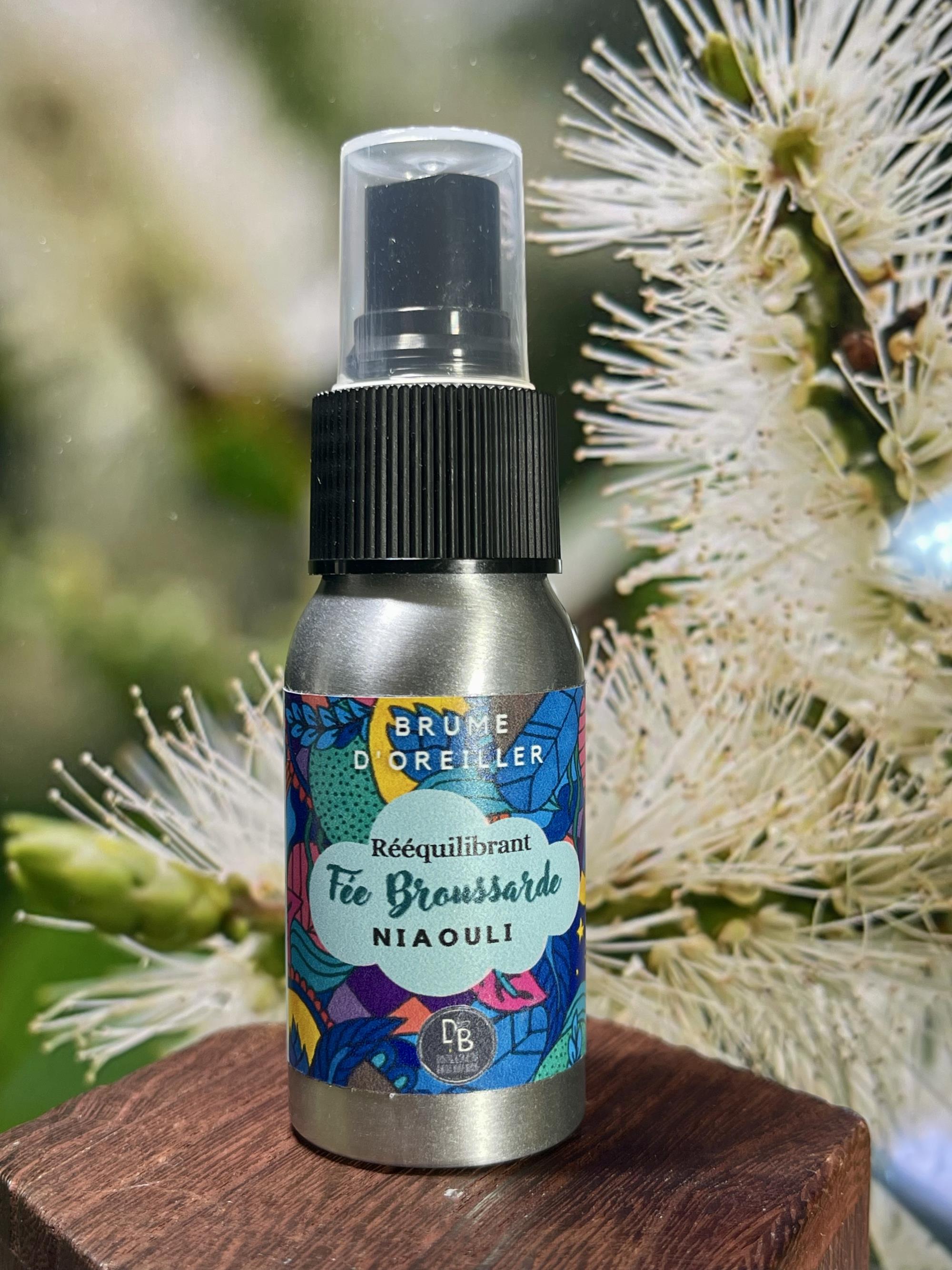 <b>NOUVEAUTÉ</b>: BRUME D´OREILLER ET <br>D´AMBIANCE AU NIAOULI – 30ml