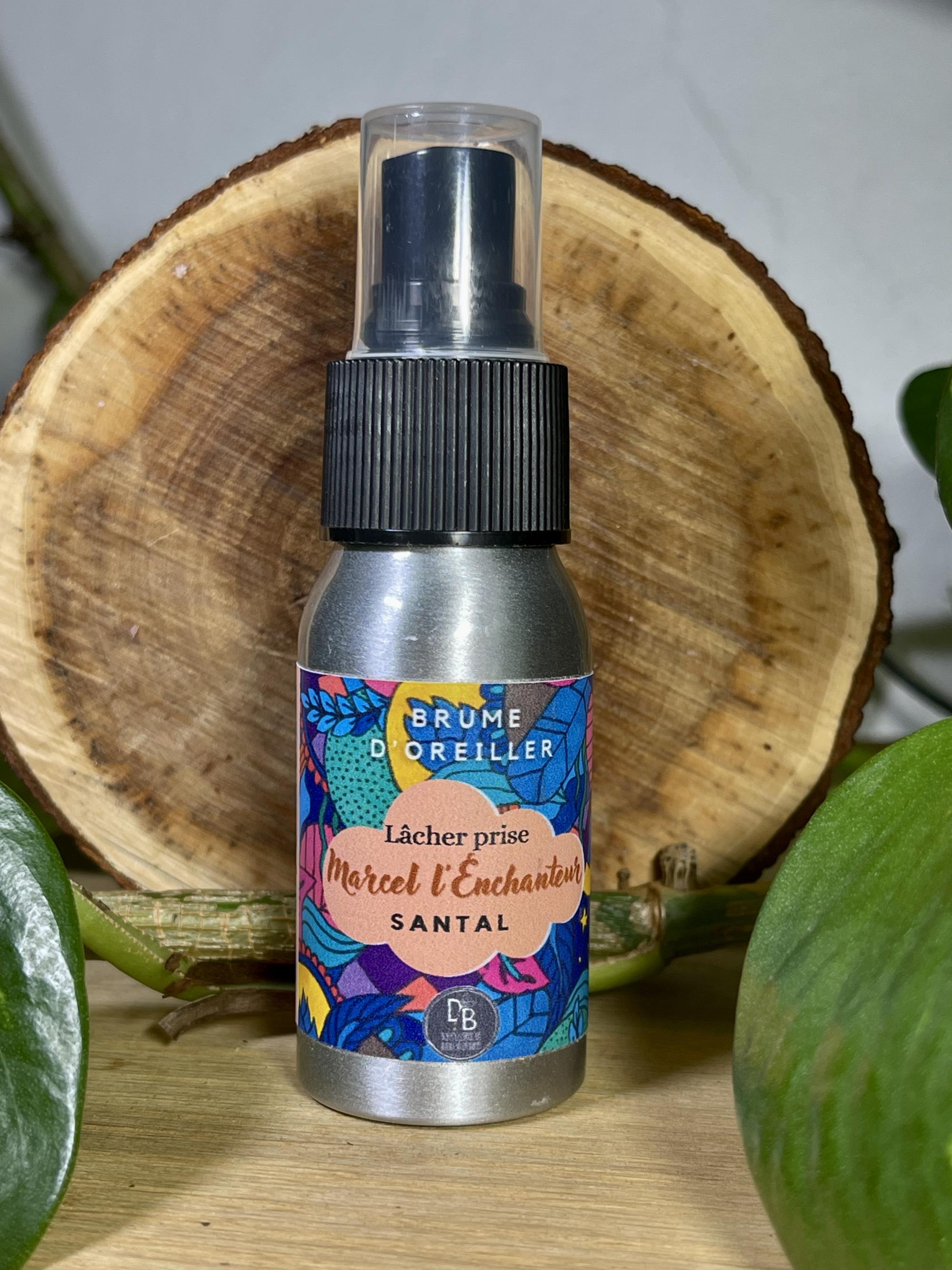 <b>NOUVEAUTÉ</b>: BRUME D´OREILLER ET <br>D´AMBIANCE AU SANTAL - 30ml