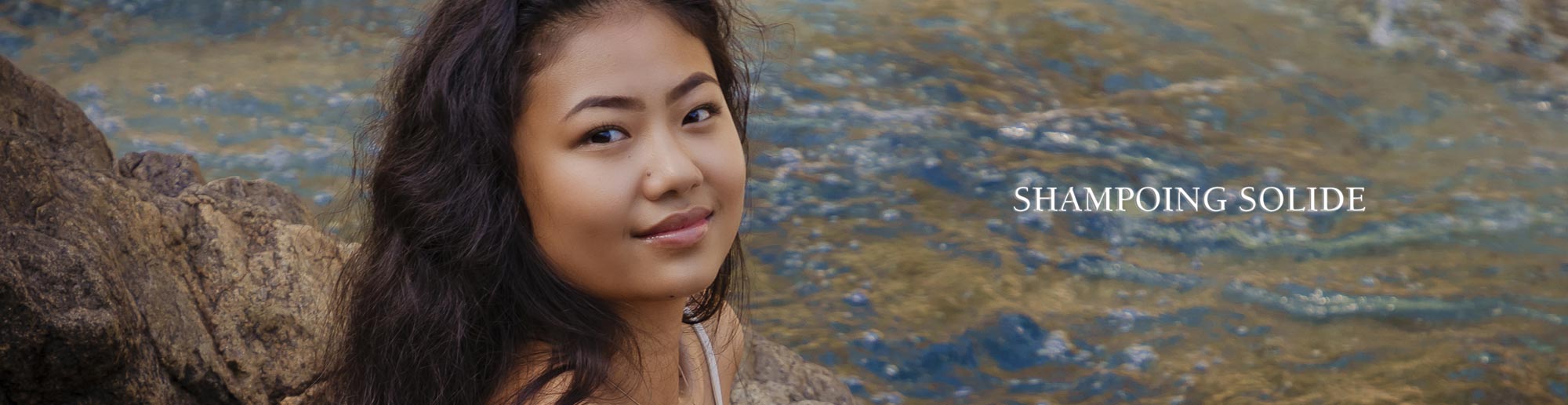 Bandeau SHAMPOING SOLIDE NATUREL AUX HUILES DE RICIN ET NIAOULI bio du pacifique sud