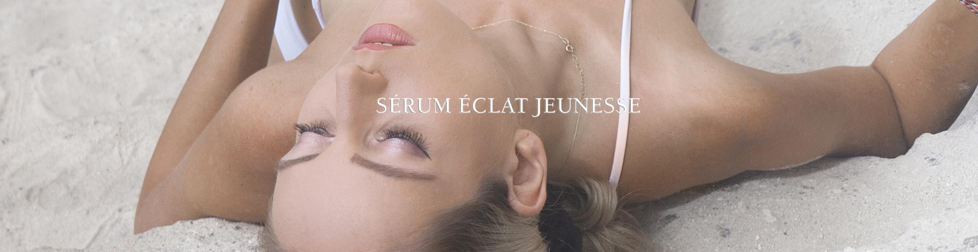 Bandeau sérum éclat jeunesse soin du visage naturel et bio du pacifique sud